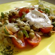 Zelný salát s rajčátky recept