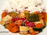 Tofu v zelenině recept