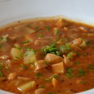 Gulášovo-dršťková polévka z hlívy ústřičné recept