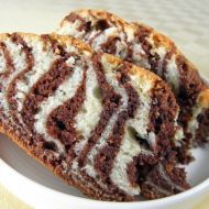 Zebra koláč recept