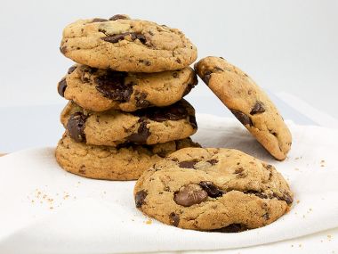 Cookies s čokoládou a brusinkami
