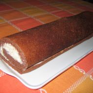 Čokoládová roláda s krémem z mascarpone recept