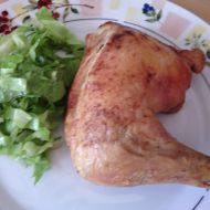 Pečené kuřecí stehno v těstíčku recept