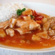 Sladko-kyselé kuře s rýží recept