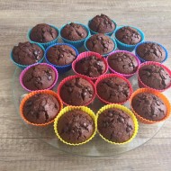 Poctivé čokoládové muffiny s pudinkem recept