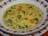 Fazolkovo  mrkvová polévka s karí recept