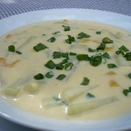 Bílá polévka s kedlubnou recept