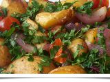 Pečené zeleninové brambory recept