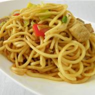 Pikantní špagety s krůtím masem recept