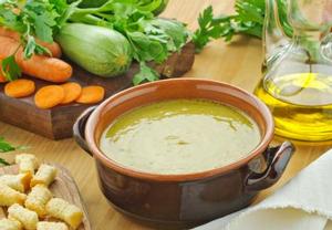 Zeleninová polévka na řecký způsob