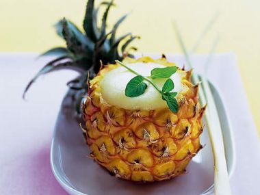 Ananasovo-mangový sorbet