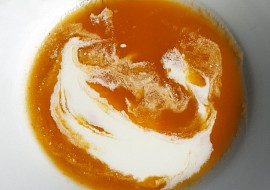 Dýňová polévka s valašskou kyškou recept