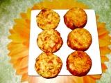 Bramborové muffiny se dvěma sýry recept