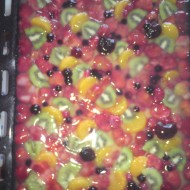 Ovocný želatinový letní koláč recept