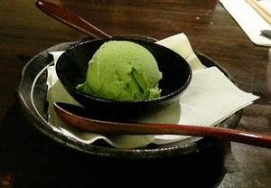 Zmrzlina ze zeleného čaje