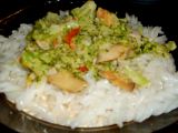Brokolicová směs na rýžových těstovinách recept