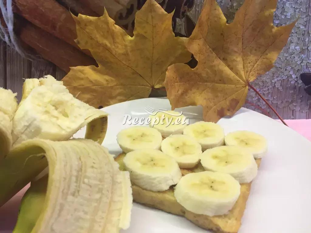 Sladké banánové toasty recept  topinky, toasty, sendviče