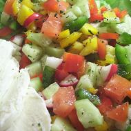 Zeleninový salát s citronovým pepřem recept