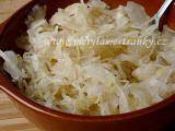 Domácí kysané zelí  salátové recept