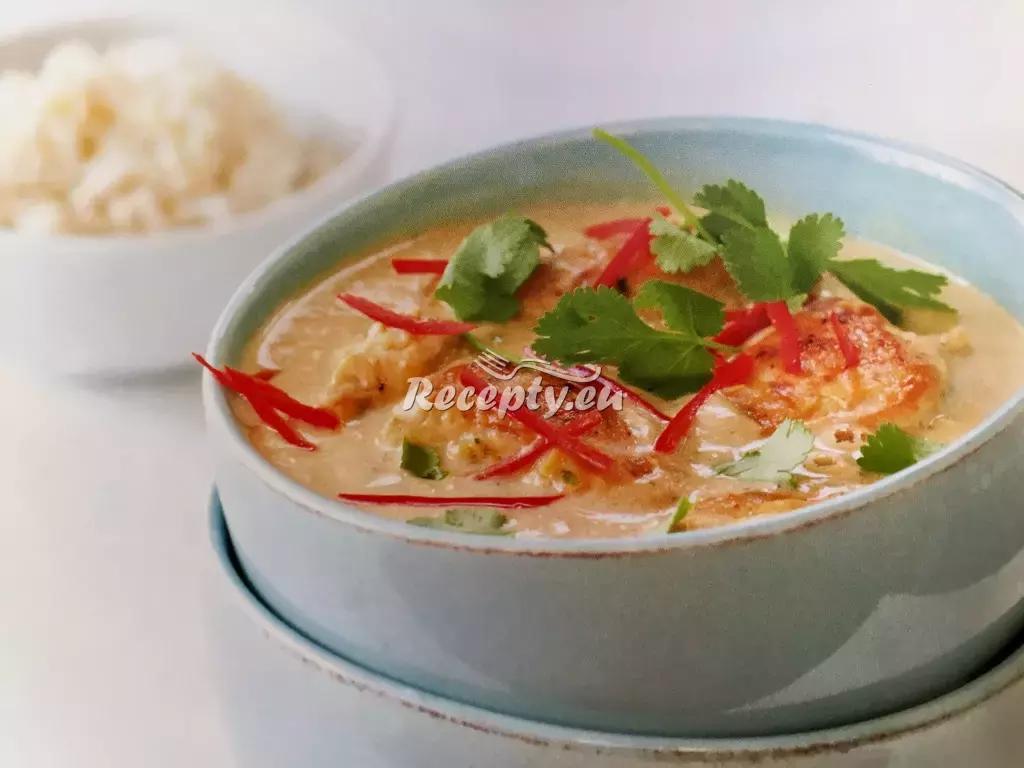 Červené thajské kari recept  zahraniční recepty