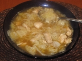 Čínská polévka se zelím recept