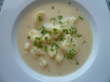 Krémová květáková polévka recept