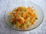 Mrkvový salát s kysaným zelím recept