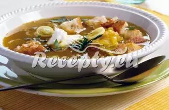 Bílá zeleninová polévka recept  polévky