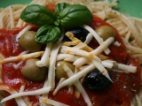 Špagety s rajčatovou omáčkou. recept