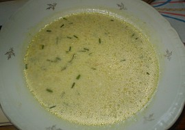 Celerová krémová polévka se šunkou recept