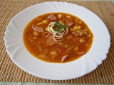 Gulášová polévka s použitím šťávy z guláše recept