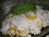 Rýže s paprikou a bazalkou recept