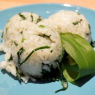 Rýže s medvědím česnekem recept