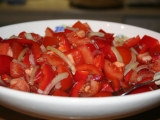 Ostrý zeleninový salát recept