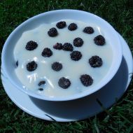 Jogurtový bezlepkový pudink s malinami recept