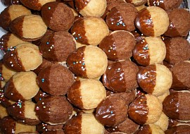 Ořechy mini  cukroví recept