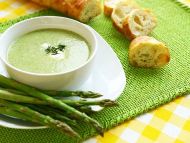 Zeleninová polévka s chřestem