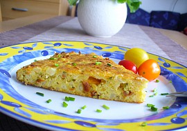 Květákový koláč se sýrem recept