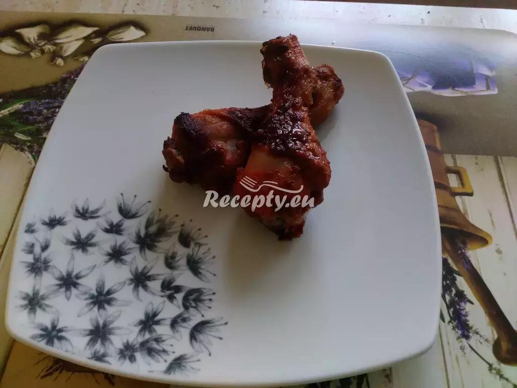 Myslivecká kuřecí stehýnka recept  drůbeží maso