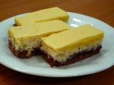 Dvoubarevný kokosový koláč recept