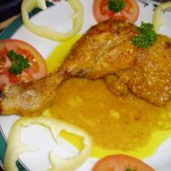 Kuře s medem a kari recept