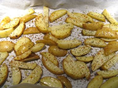 Provensálské pečené brambory na hrubozrnné soli