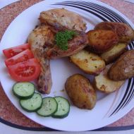 Kuře pečené s brambory recept