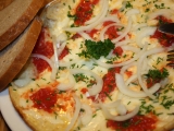 Vaječná omeleta se sýrem recept