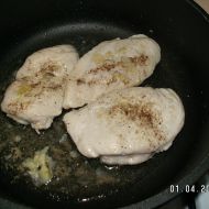 Kuřecí maso s česnekem a dýní recept