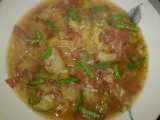 Kapustovo-brokolicová polévka s rýží a uzeninkou recept ...