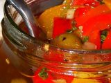 Salát z pečených paprik recept