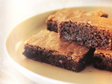 Brownies s dvojí čokoládou