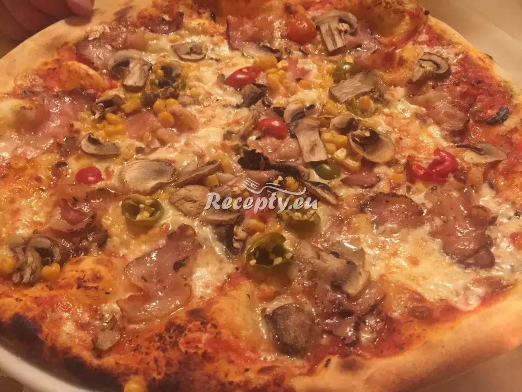 Dřevorubecká pizza recept  pizza