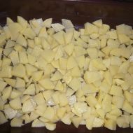 Zapečené brambory se zelím recept